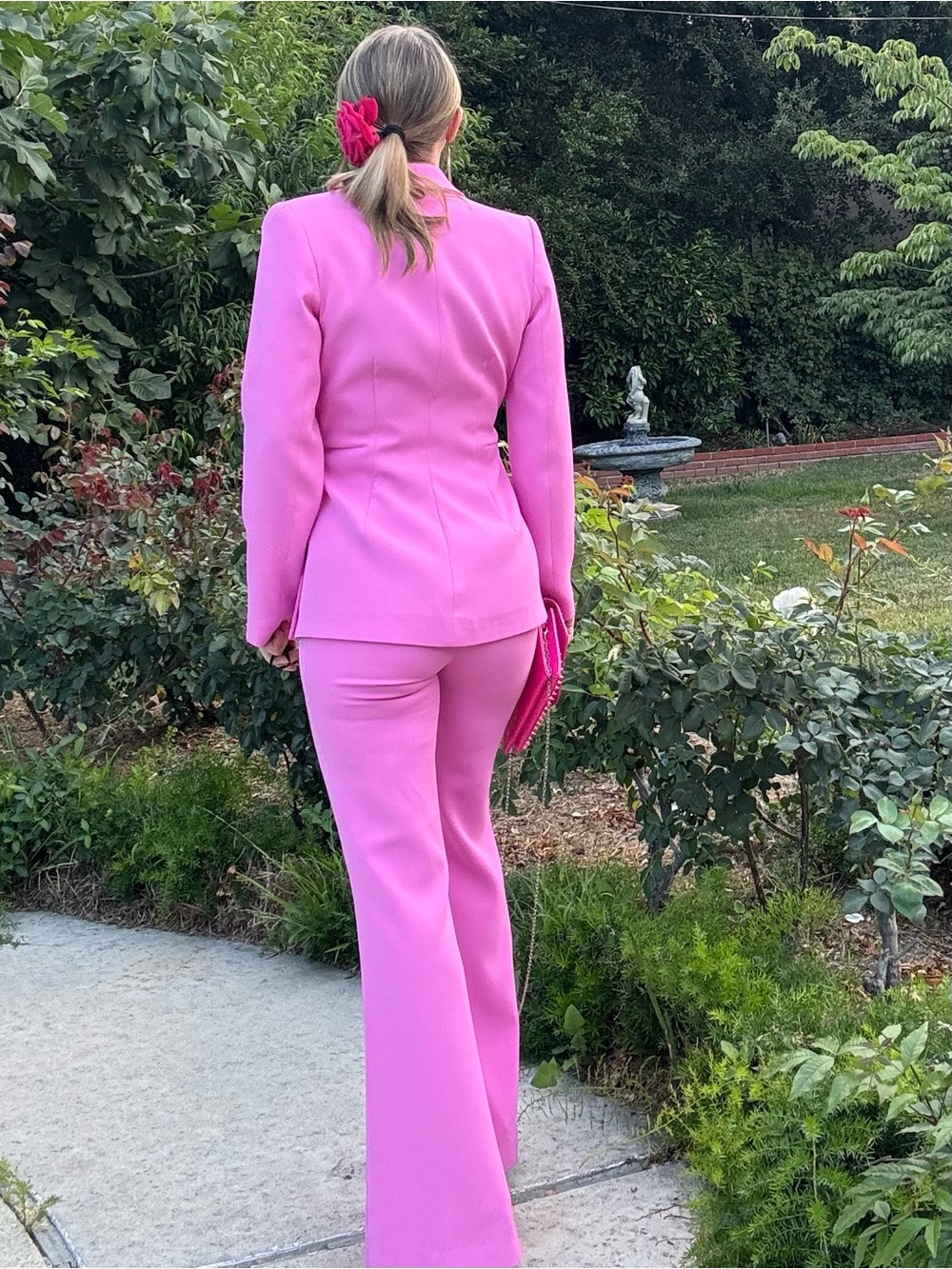Bubblegum Pink Tailored Cutout Suit Set ✶ Small - Picture 3 of 16